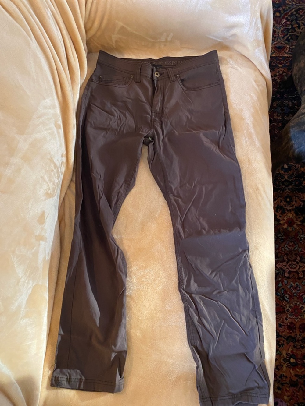 Prana Men's/Unisex Dark Brown Stretch Pants